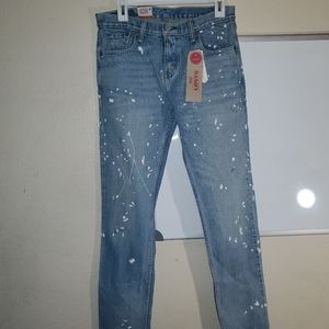Levi's Men's Slim Jeans 30×32  With White Dots